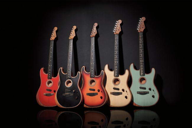 ギター界の革新を推し進めるAMERICAN ACOUSTASONIC® STRATOCASTER®が