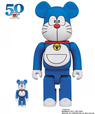 ドラえもん50周年記念「BE@RBRICK」が新発売！世界初「ドラえもん