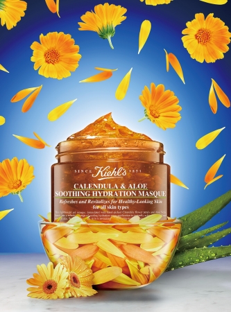 キールズ カレンデュラ ライン」から“しあわせ美肌”をつくるジェル