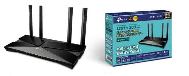 TP-Link、Wi-Fi6テクノロジー対応のWi-Fiルーター 「Archer AX10」12月