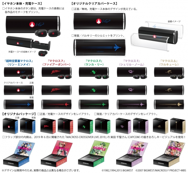 マクロス』シリーズとコラボレーションした完全ワイヤレスイヤホンを