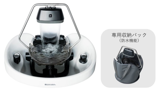 新感覚！5分間 滝のようにお湯を頭に掛けながら、浸ける【頭浸浴