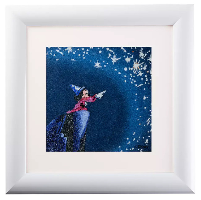 ミッキーマウスの絵画に10.0ctのダイヤモンドをあしらったディズニー