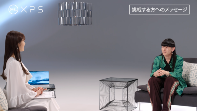 NMB48 渋谷凪咲さん出演 最新CG技術でタイムスリップ！「DELL XPS」新