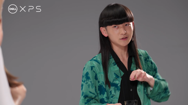 NMB48 渋谷凪咲さん出演 最新CG技術でタイムスリップ！「DELL XPS」新