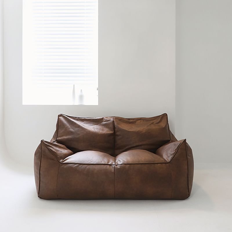 Flasier TOM ビーズクッション 2人掛けソファ［3色］ ブラウン