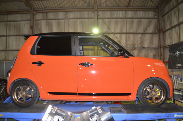 JG3 N-ONE RS スプーン ダウンサスに交換と四輪アライメント調整