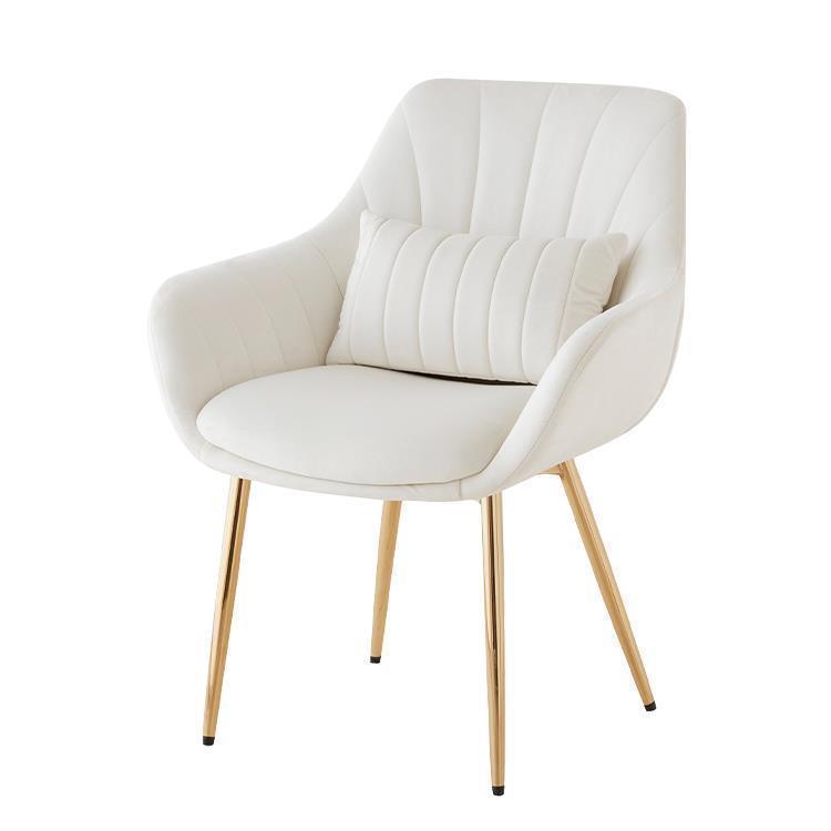 WEB限定】 ASHEL jelly デスクチェア 4本脚 ミルクティーホワイト