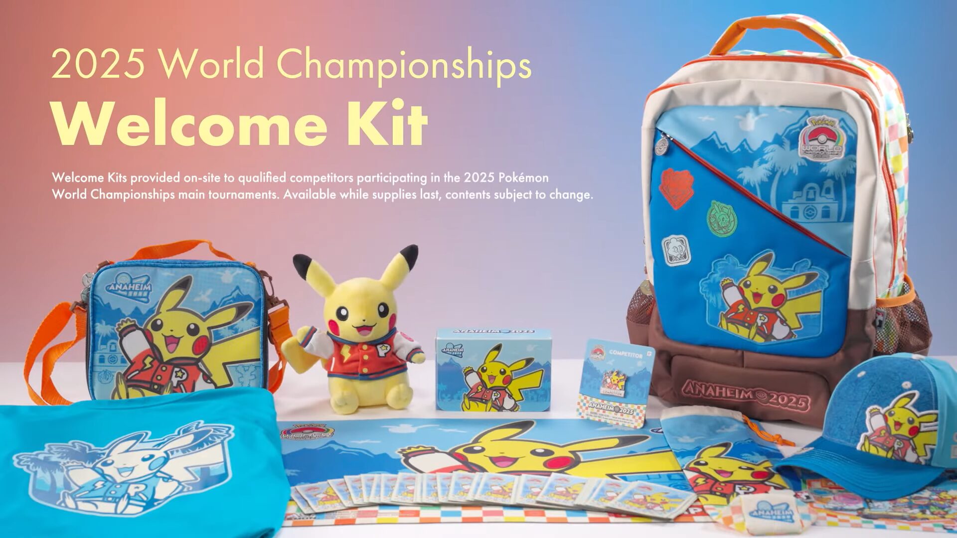 ポケモン世界大会”WCS2025″参加者に配布される「Competitor Welcome