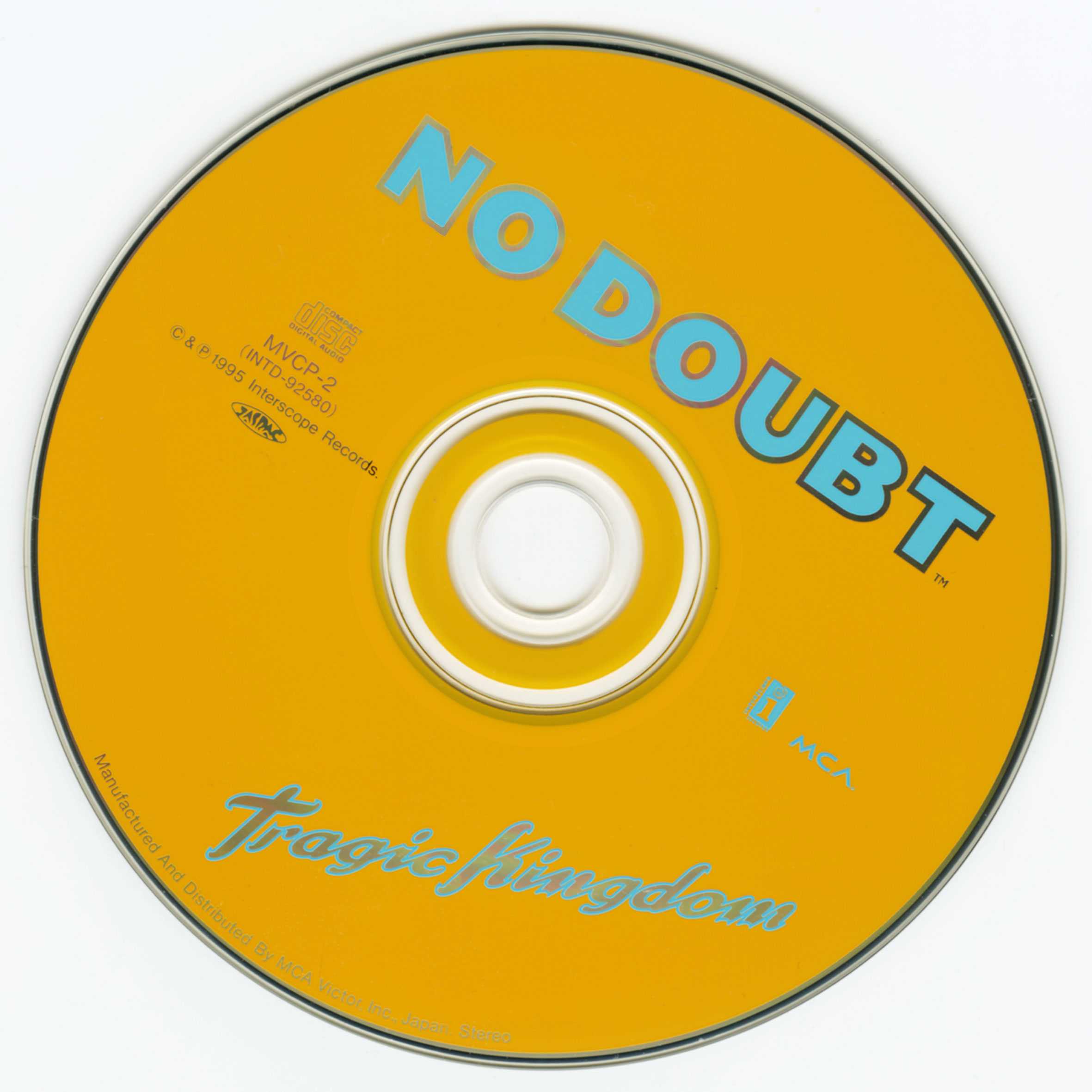 日本盤】No Doubt / Tragic Kingdom [JPN Org.LP] [CD | MCA]【新品