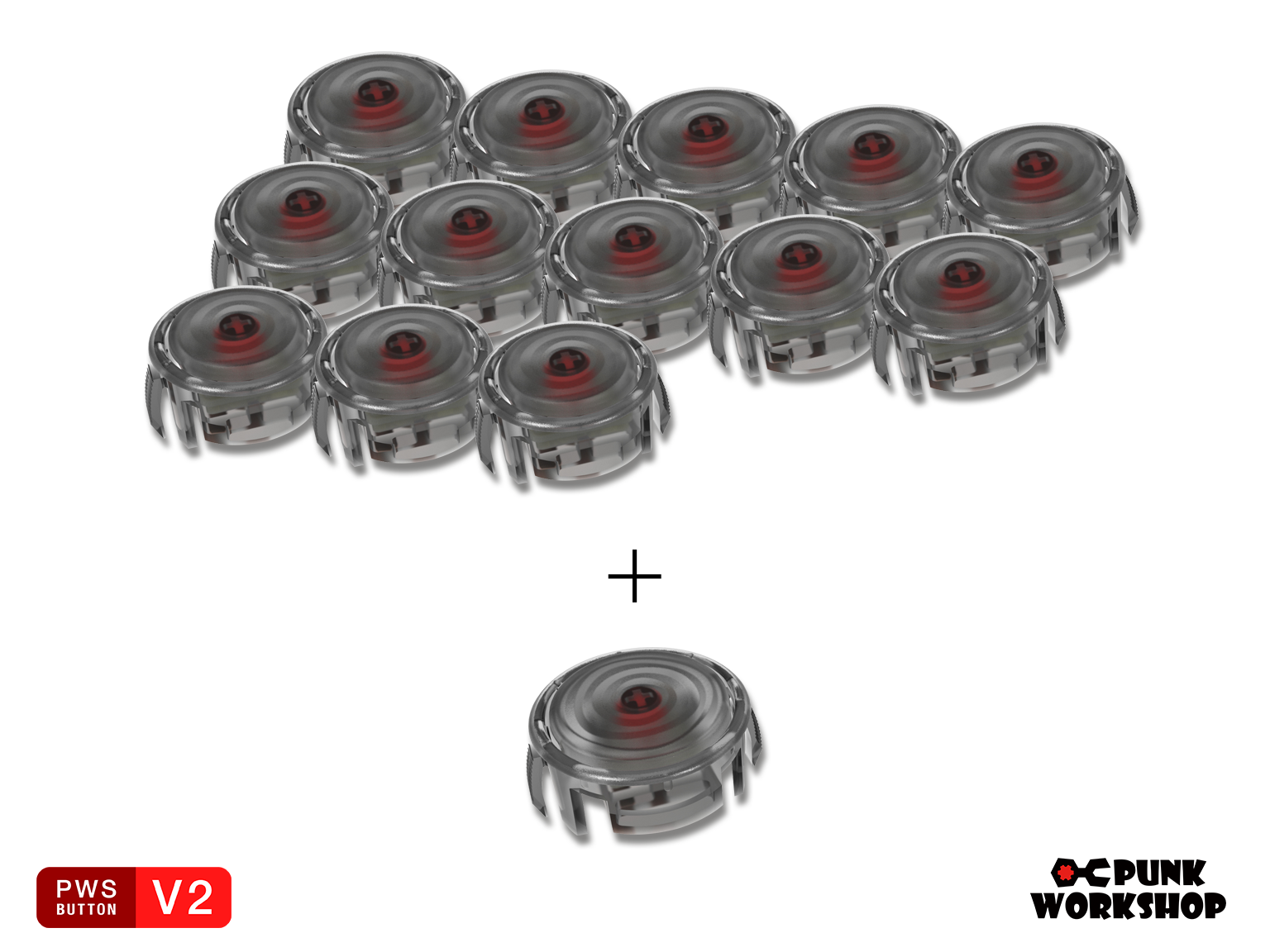 PWS V2 ボタンセット – PUNK WORKSHOP JAPAN