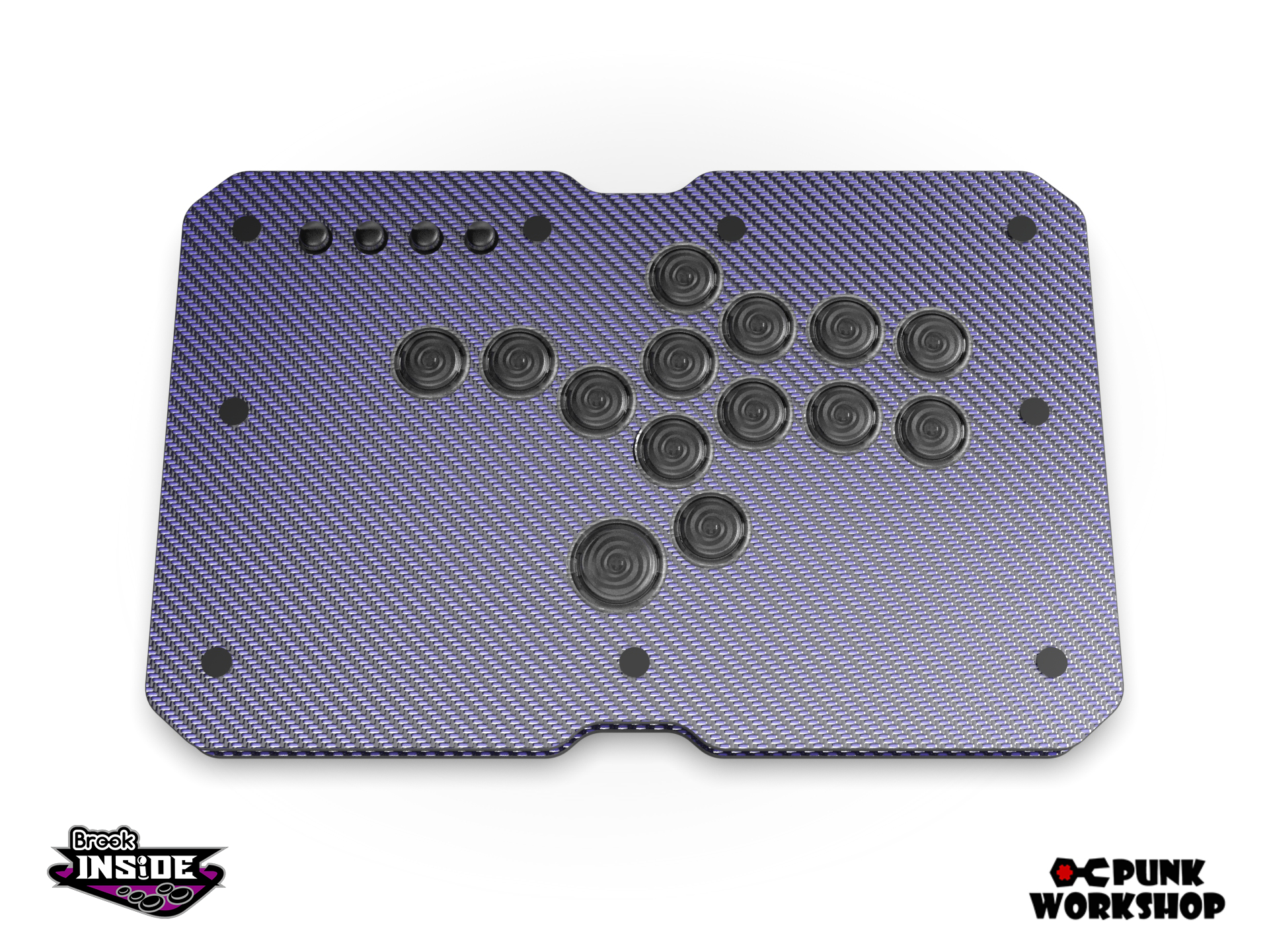 Leverless M Carbon Fiber (Brook PS5/PS4/PS3/Switch/PC) – PUNK