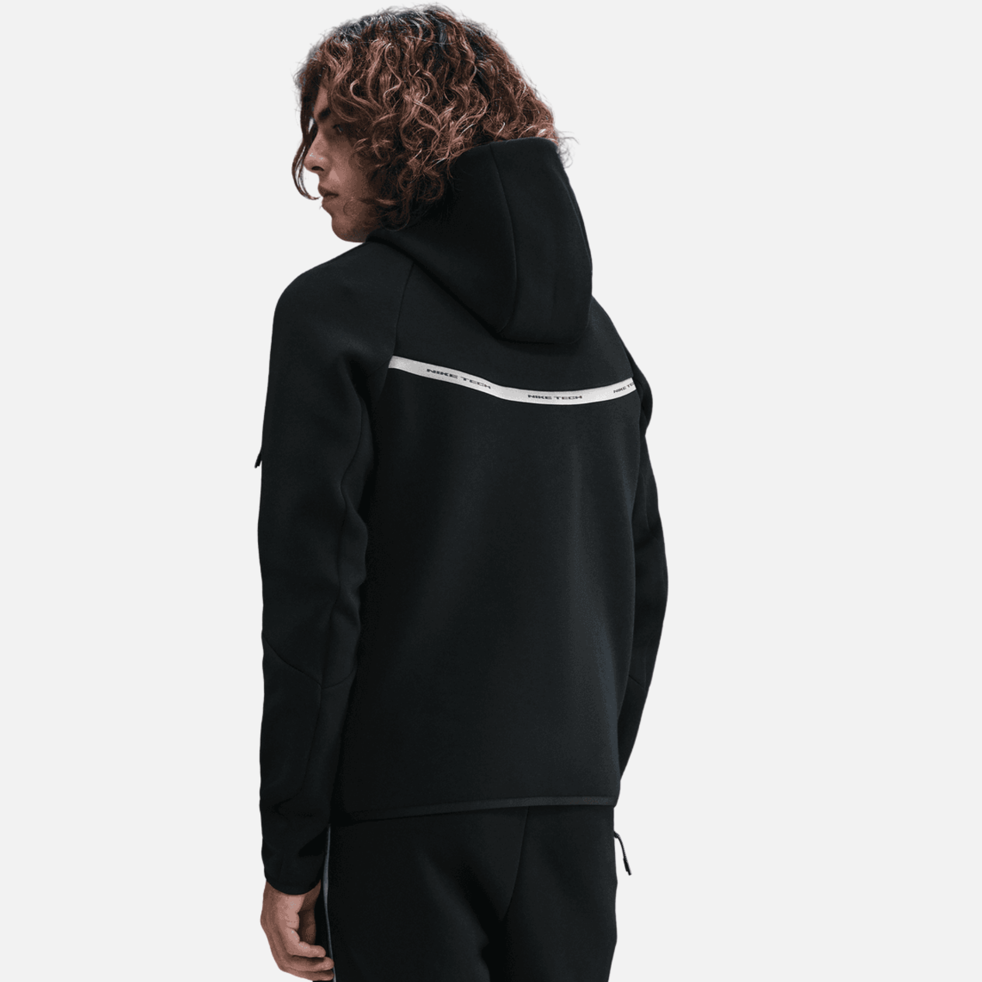 Nike Tech Fleece Windrunner Reflective Black Jacket – Puffer Reds