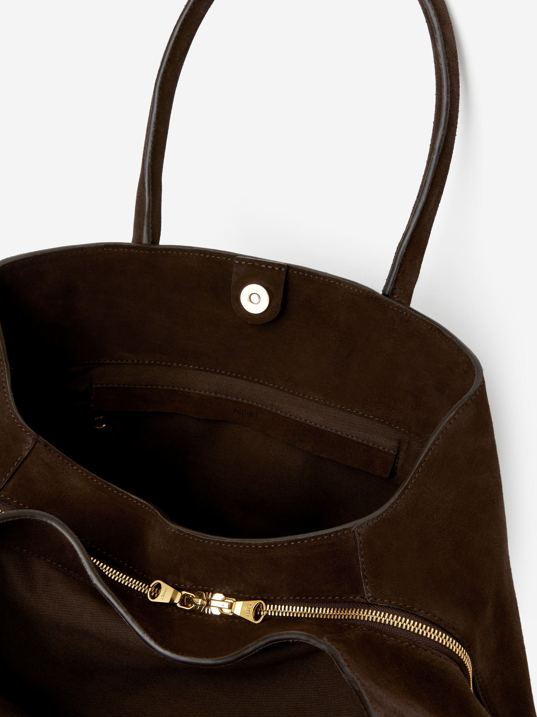 Suede Tote Bag – Brown – Women – ARKET DK