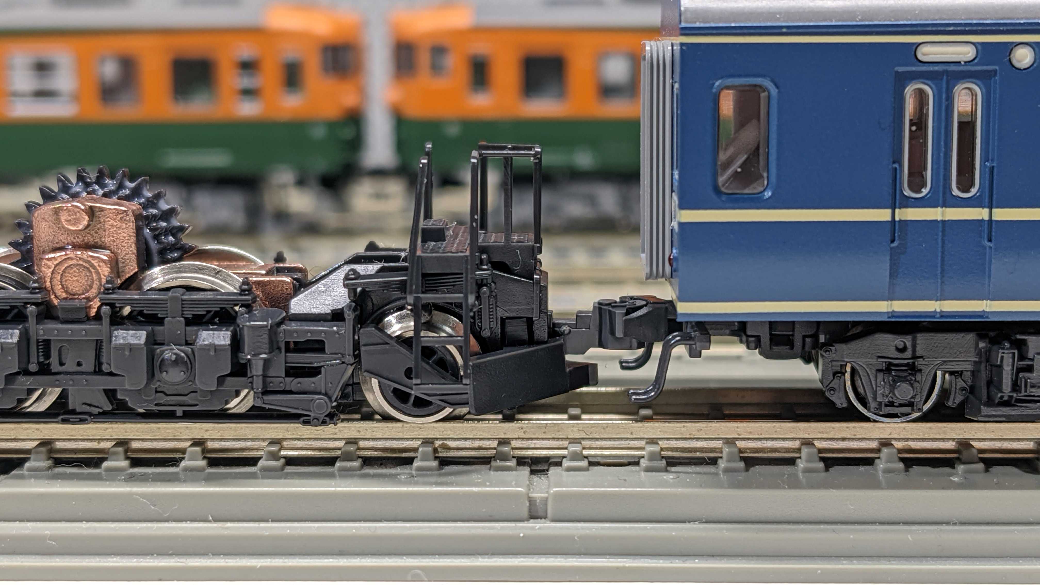 🔵🔧kato 3008 EF15 入線 2両目 ③全検 出場試運転 - 竹ノ塚総合車両