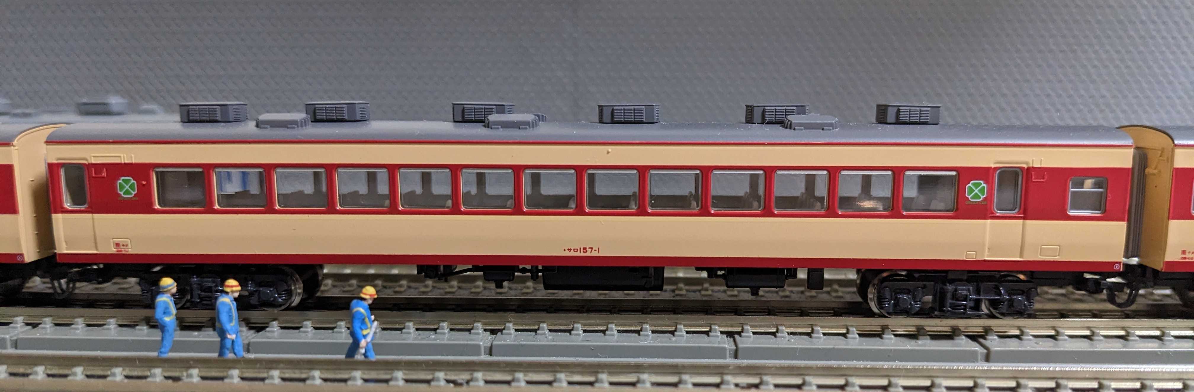 🔴入線 kato 10-393/394 157系[あまぎ] 7両基本セット/2両増結セット 9