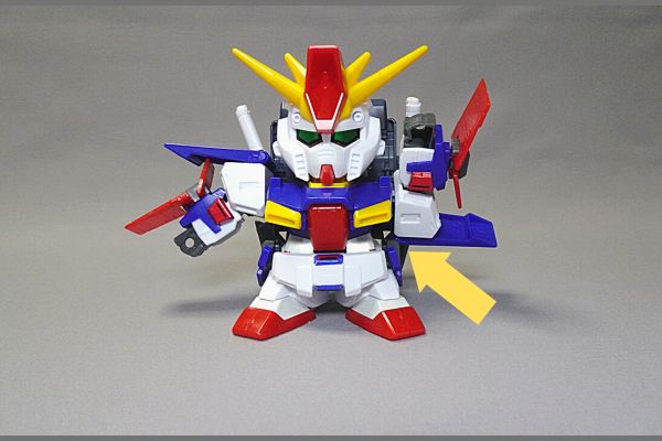 SDガンダムBB戦士ZZガンダムレビュー！4段変形可変型モビルスーツ