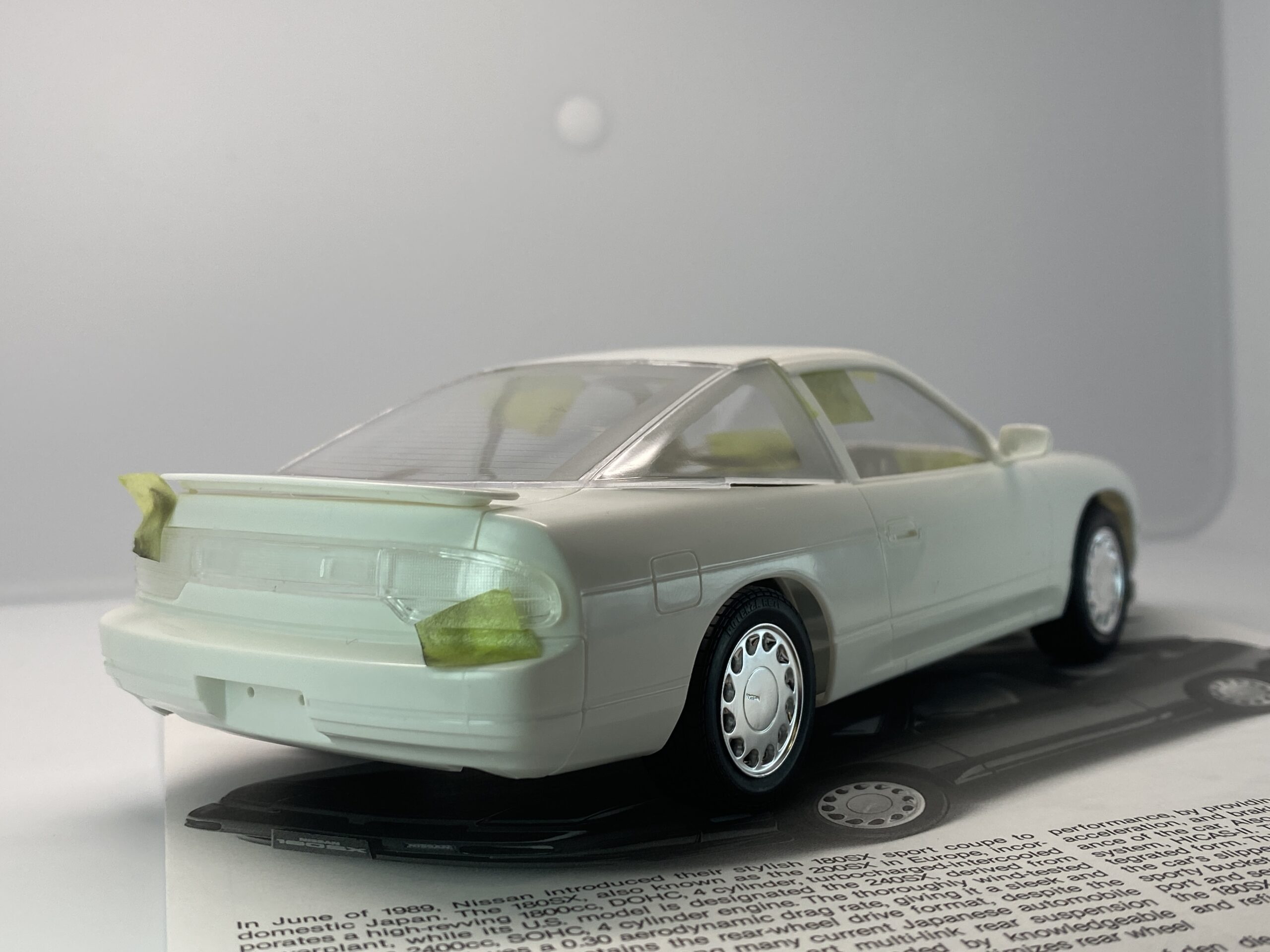 名キットの予感！タミヤの180SXを仮組みから」 | プラモの時間