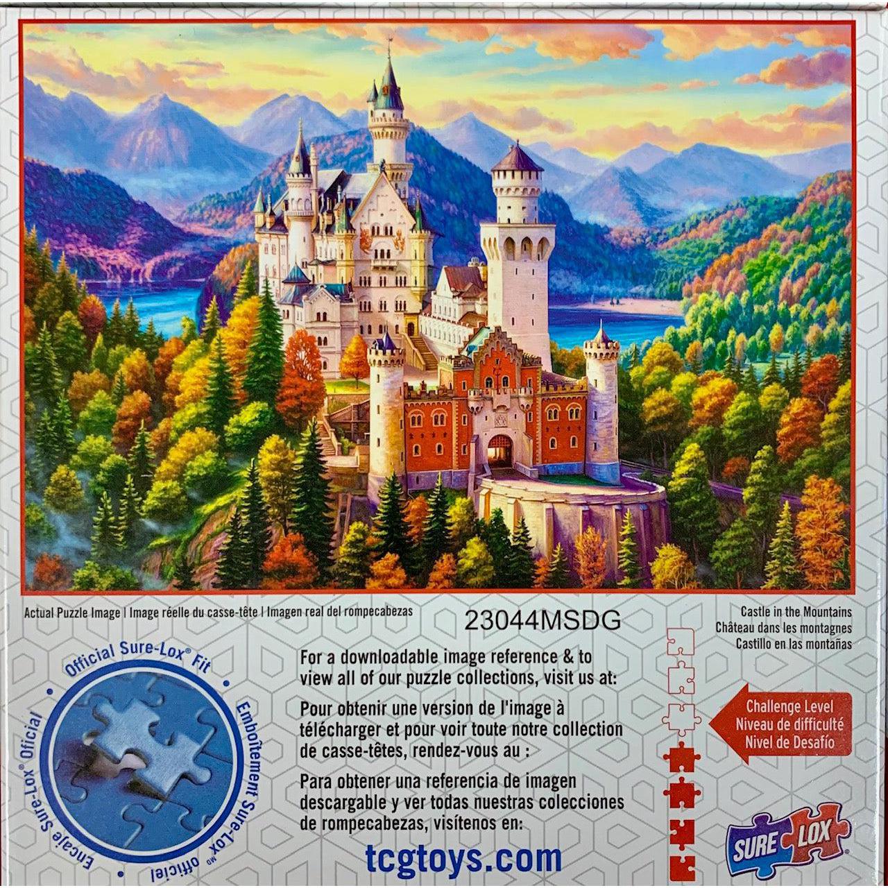 Castle in the Mountains Alpine Vistas 500 Piece Jigsaw Puzzle Sure