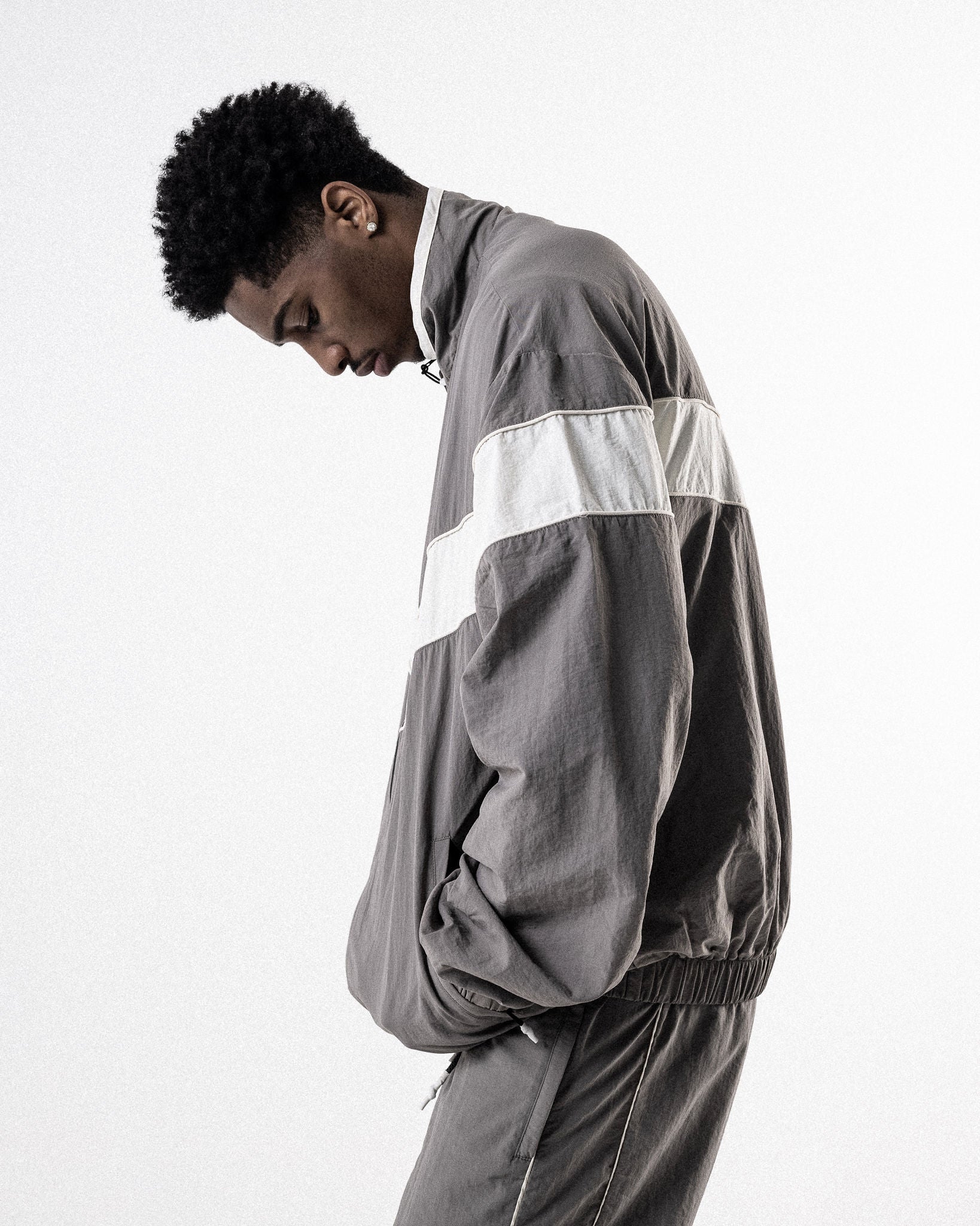 Pvot Athleisure Nylon Premium Jacket (Gray)