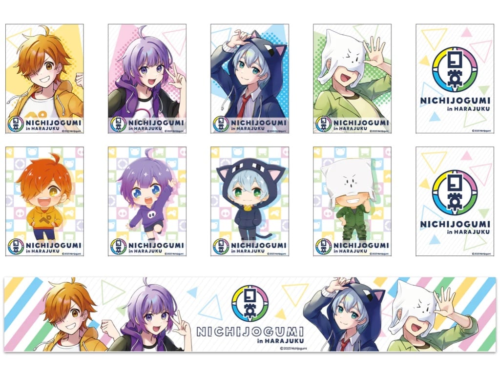 日常組がGWの原宿をジャック！ 描きおろしグッズや限定コラボどら焼き