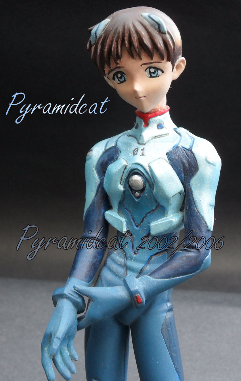 Evangelion Garage Kit: 1/8 Kurushima Shinji plugsuit Sculpted by