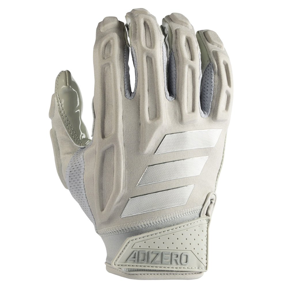 アディダス グローブ インパクト2 グレー／シルバー│アメフト用品専門