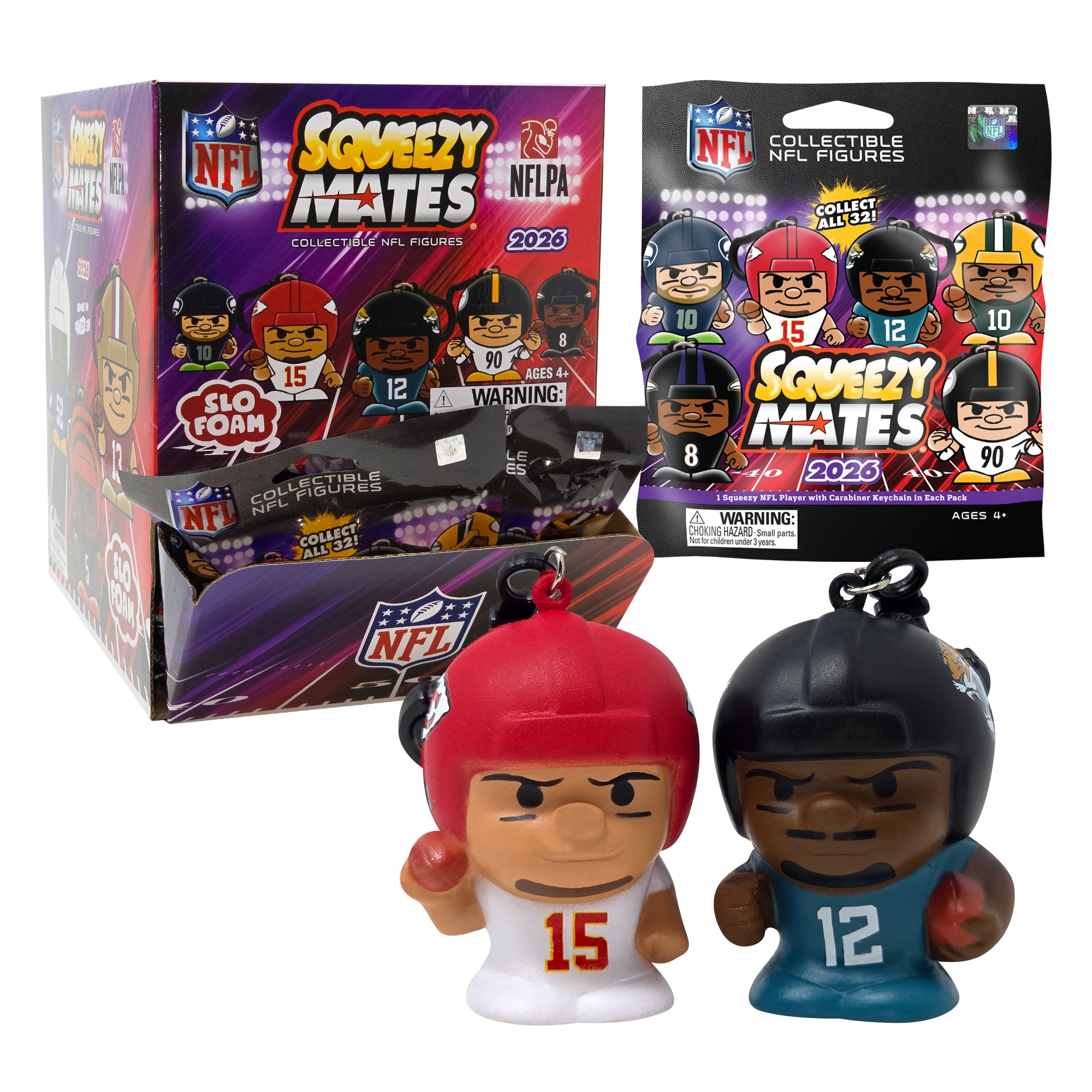PARTY ANIMAL NFLフィギュア SqueezyMates NFL│アメフト用品専門店 QB