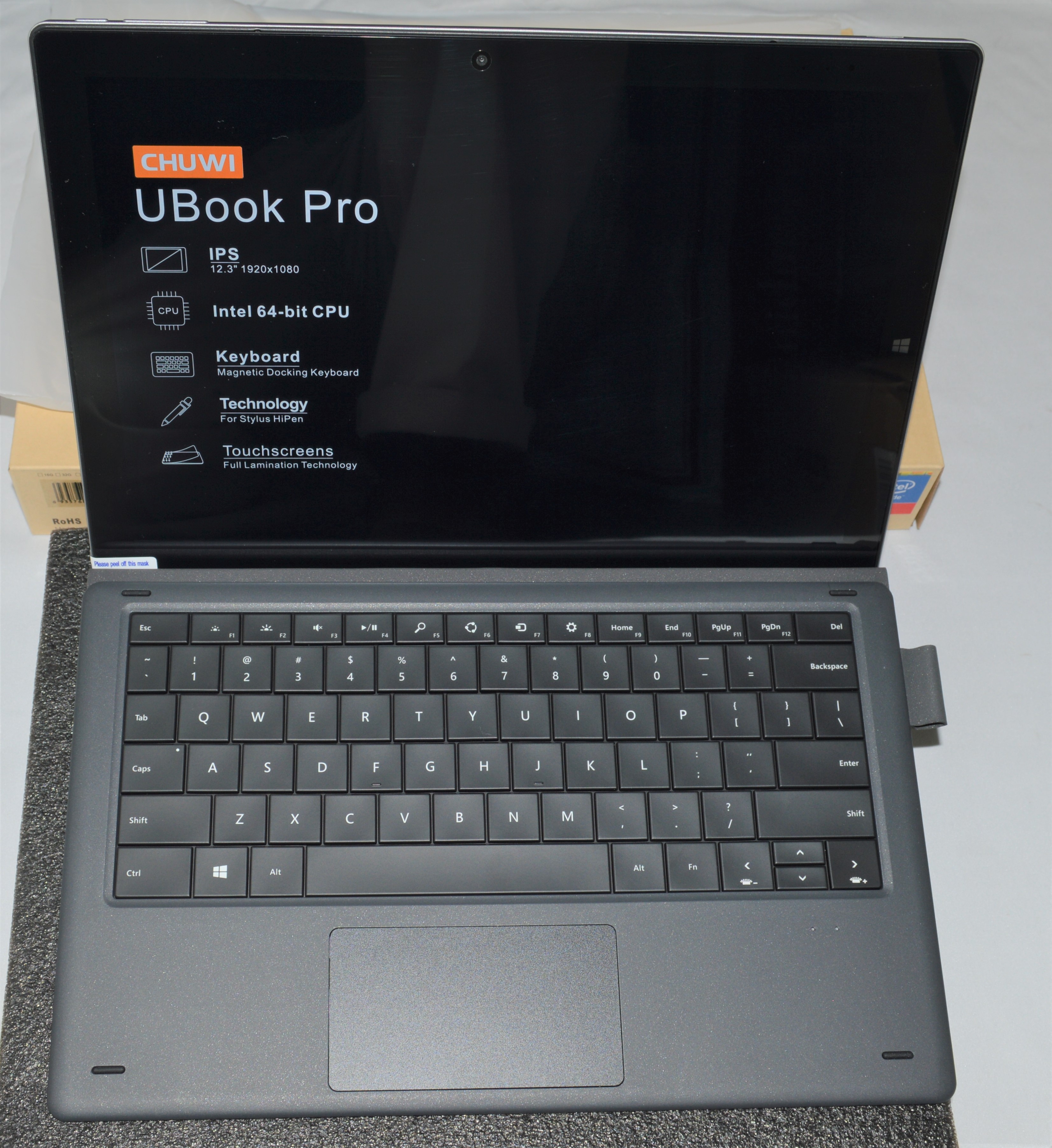 2in1タブレットPC Chuwi UBook Proを レビュー #Windows10 - Qiita