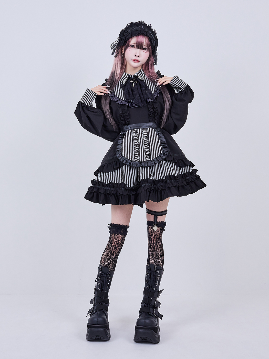 IMVAL / Gothic Maid Dress - QOOZA