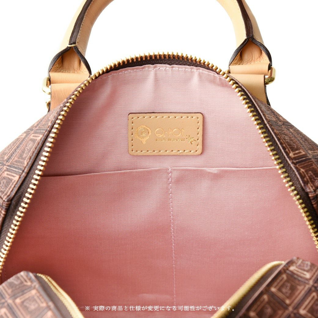 残り1点】チョコレート・ミニ ボストンバッグ | Q-pot. ONLINE SHOP