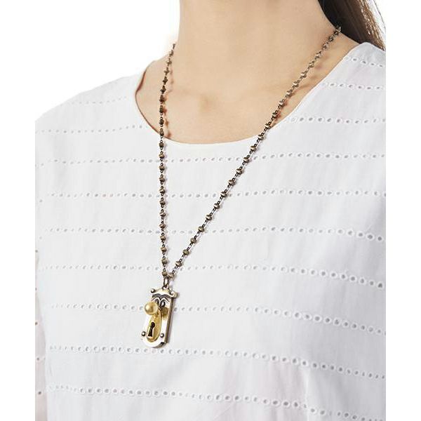 残り1点】ドアノブ/ネックレス【ディズニー アクセサリー】【ふしぎの