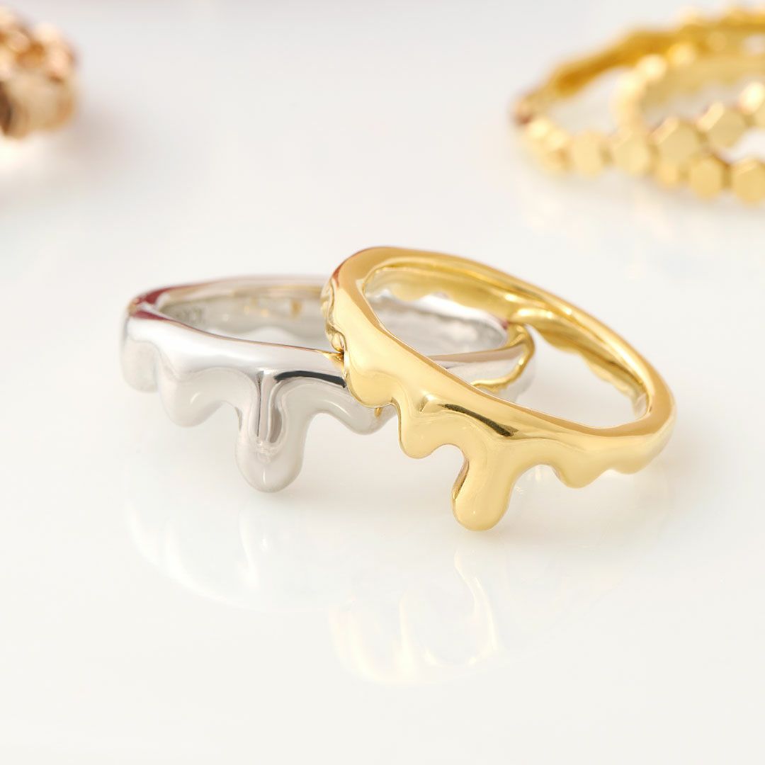 K18】メルト リング【オーダージュエリー】【受注予約】 | Q-pot