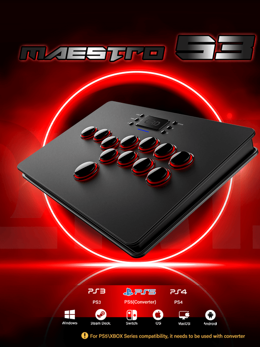 QRD Maestro S3 Wireless Leverless HITBOX for PS5/PS4/PS3 | QRDGAME