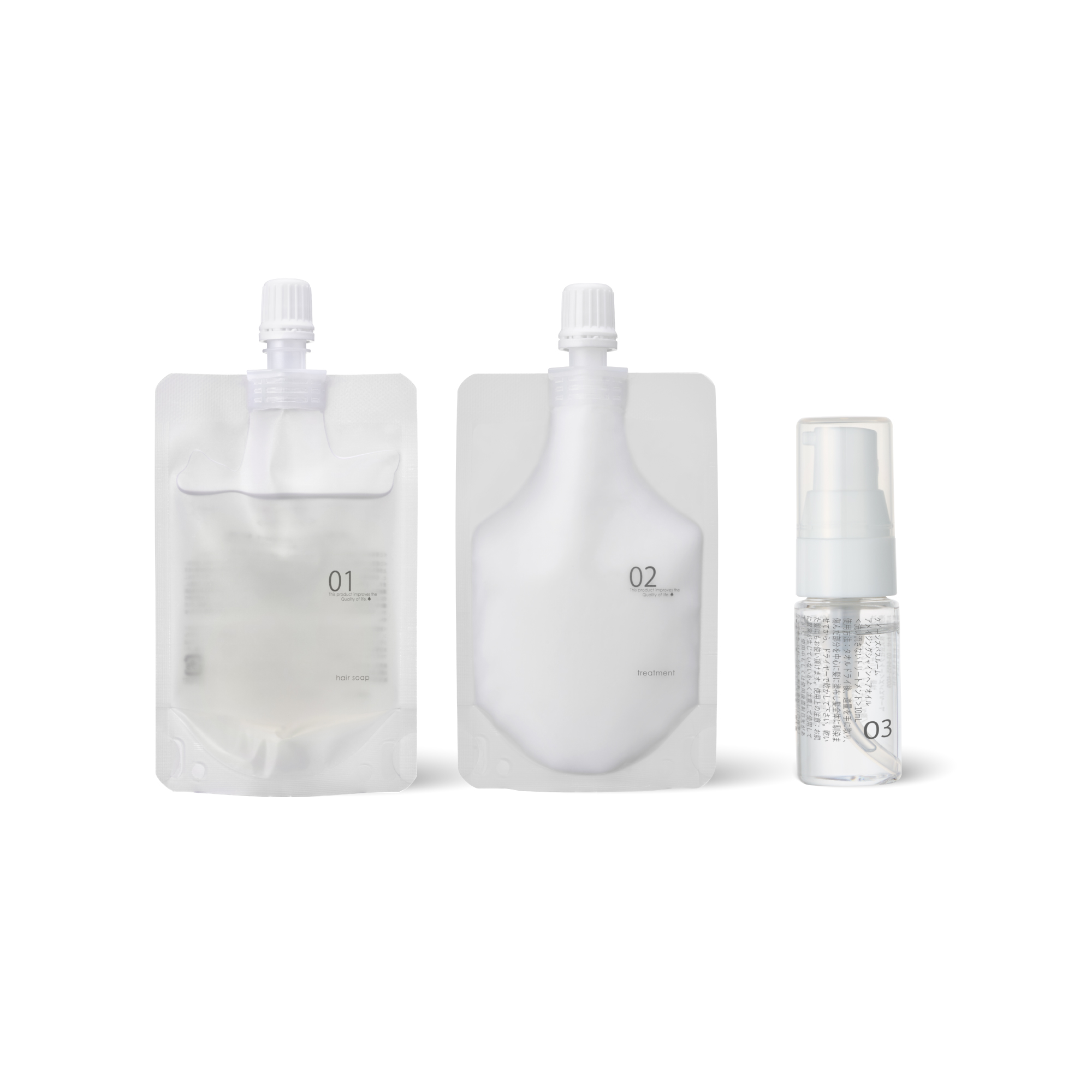 クイーンズバスルーム シャンプー 詰め替え 1個 + トリートメント 1個