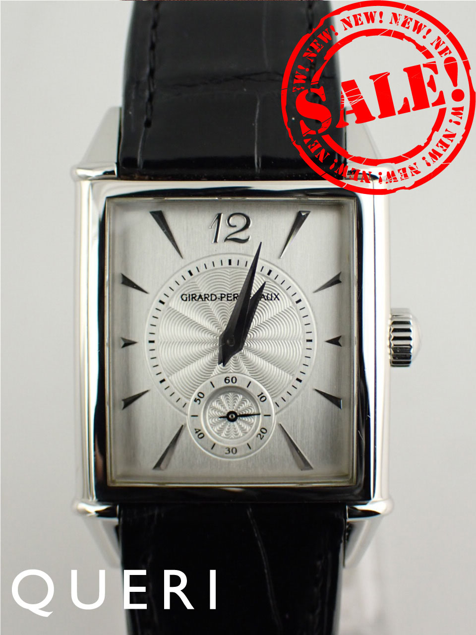 ジラールペルゴ ヴィンテージ1945 自動巻き シルバー文字盤 メンズ