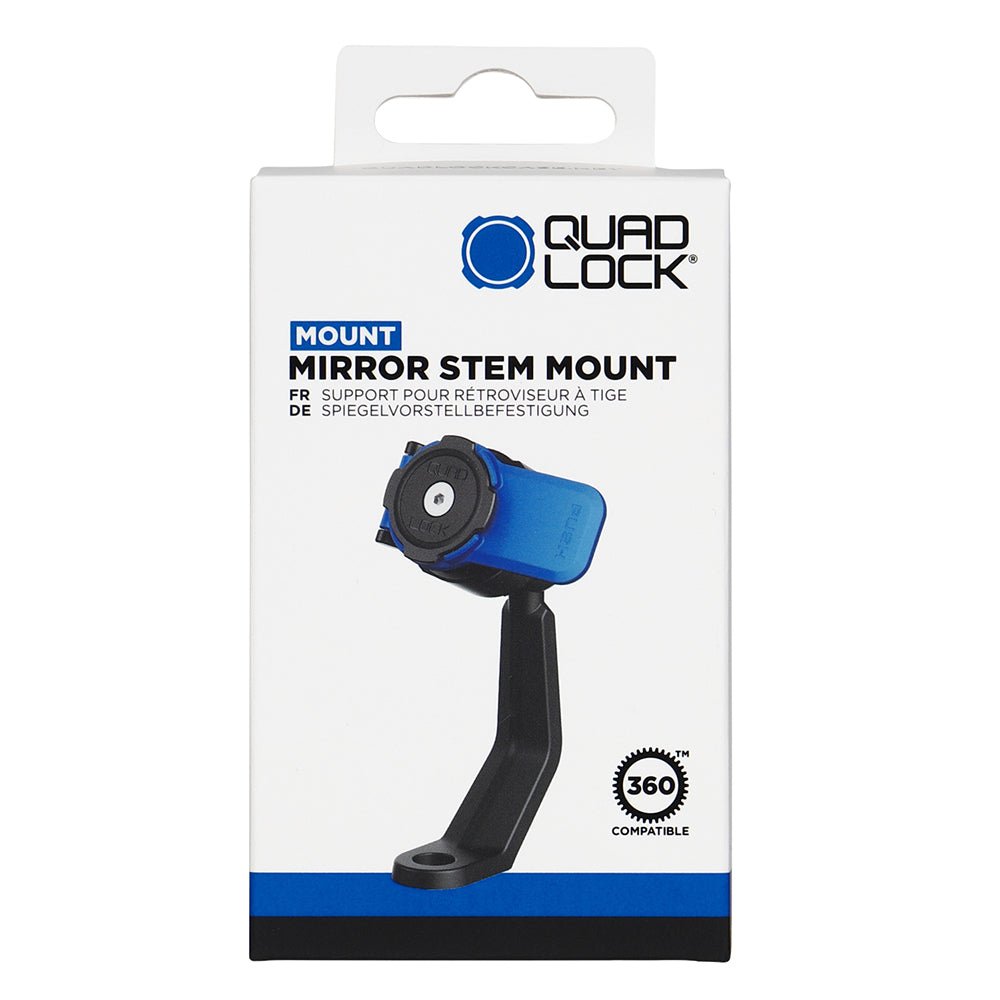 ミラーステムマウント バイク用スマホホルダー｜クアッドロック