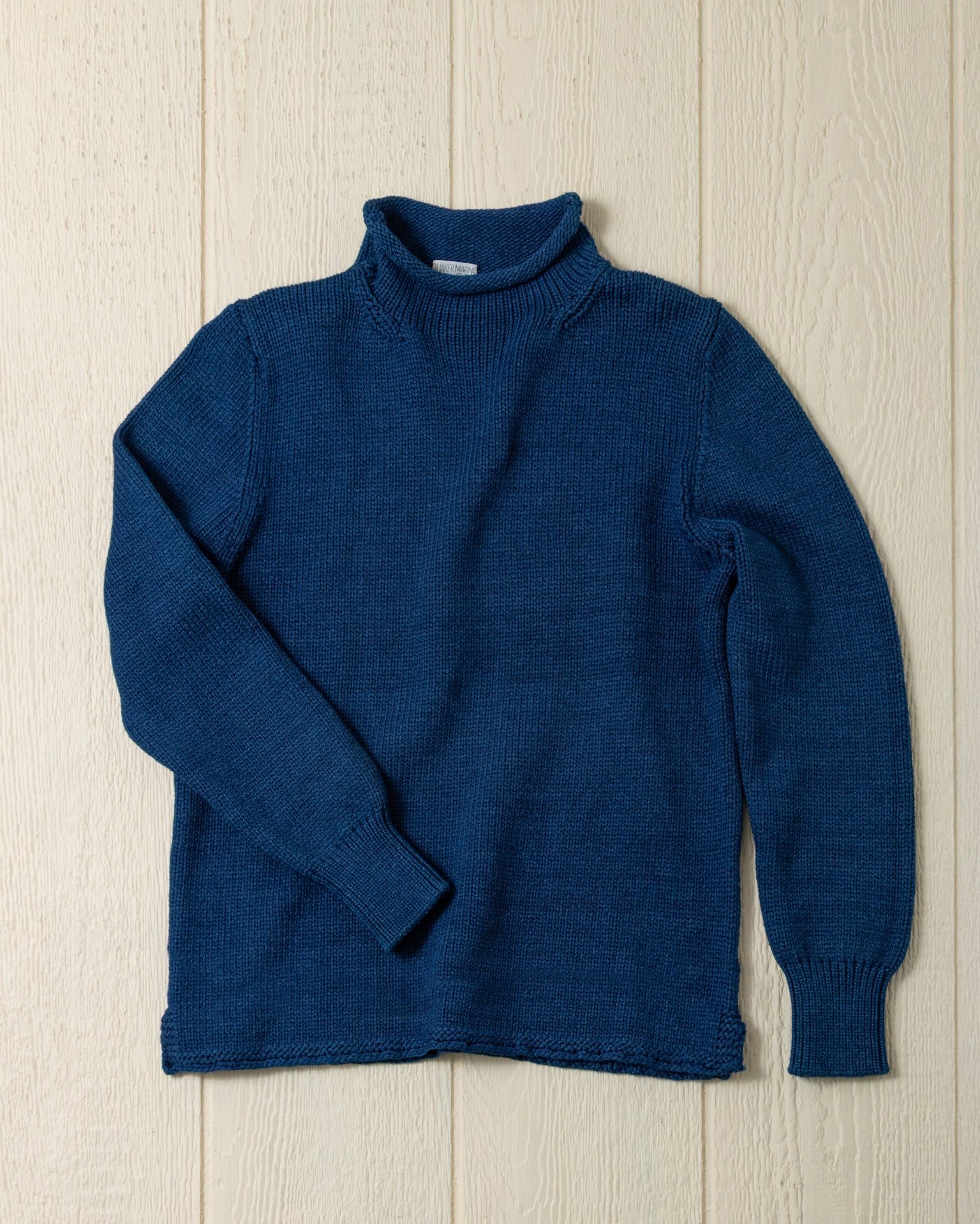 Deep Sea Fisherman's Sweater in Indigo – Quaker Marine Supply Co.