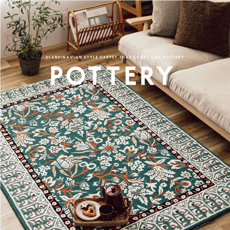 職人の手作りウールラグ【1畳〜1.5畳】 ラグマット カーペット 絨毯