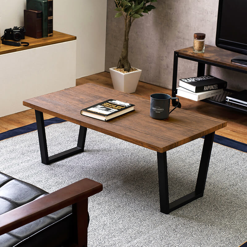 デザインが選べるローテーブル [幅90][台形脚/四角脚] LEG