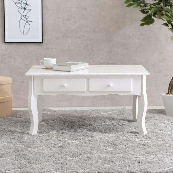 猫脚テーブル [幅75] 引き出し2杯付き Pot | おしゃれな家具