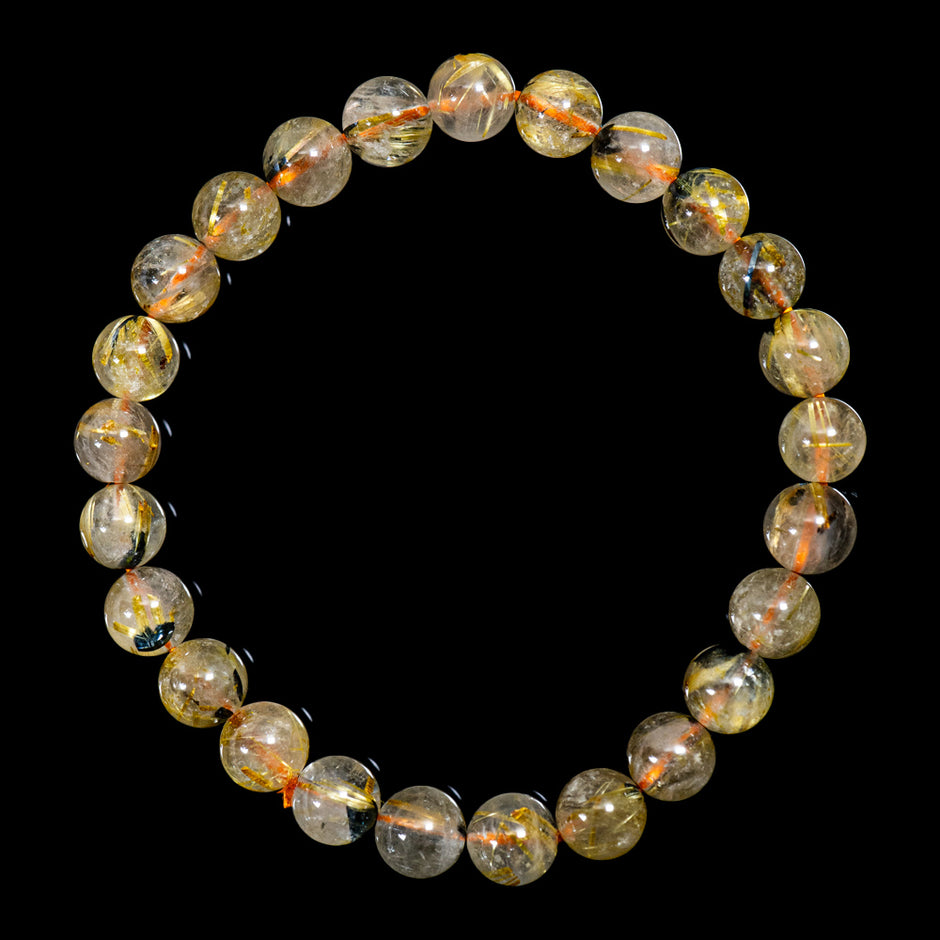 太陽放射ルチル【ルチル専門店クォーツラボ】ヘマタイト核の希少石を直