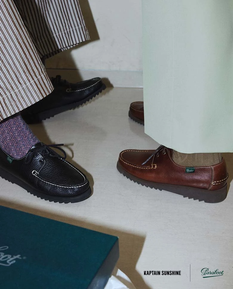 KAPTAIN SUNSHINEが、フランスのシューズブランド Paraboot と