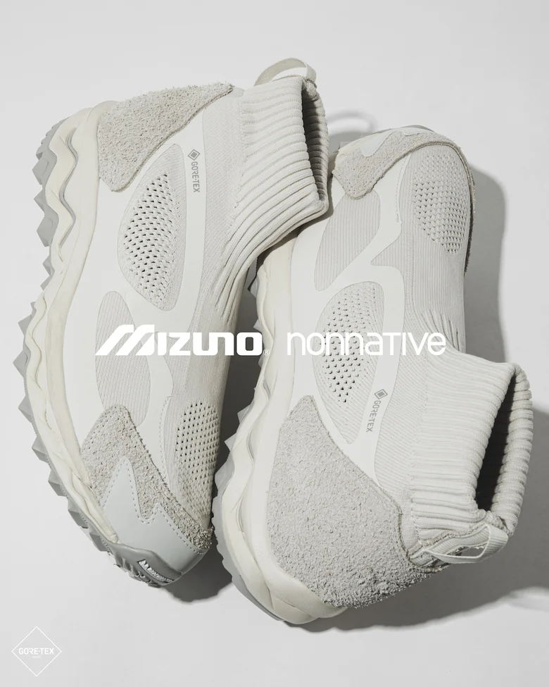 Mizuno × nonnative、春の新色“OFF WHITE”のWAVE MUJIN TL MIDを4/26