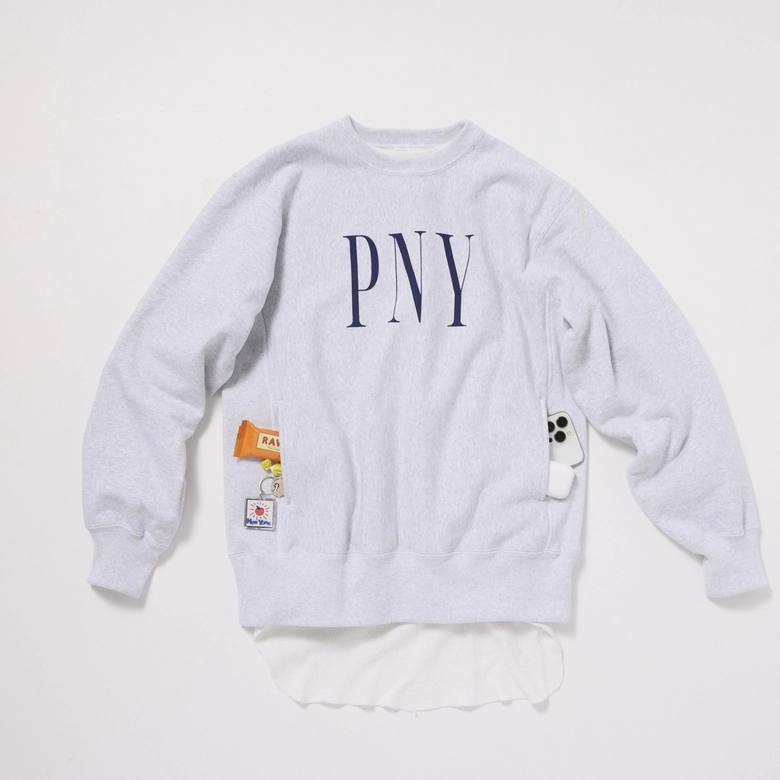 PHEENYのequipmentシリーズから、「PNYロゴ」スウェット第2弾が発売中