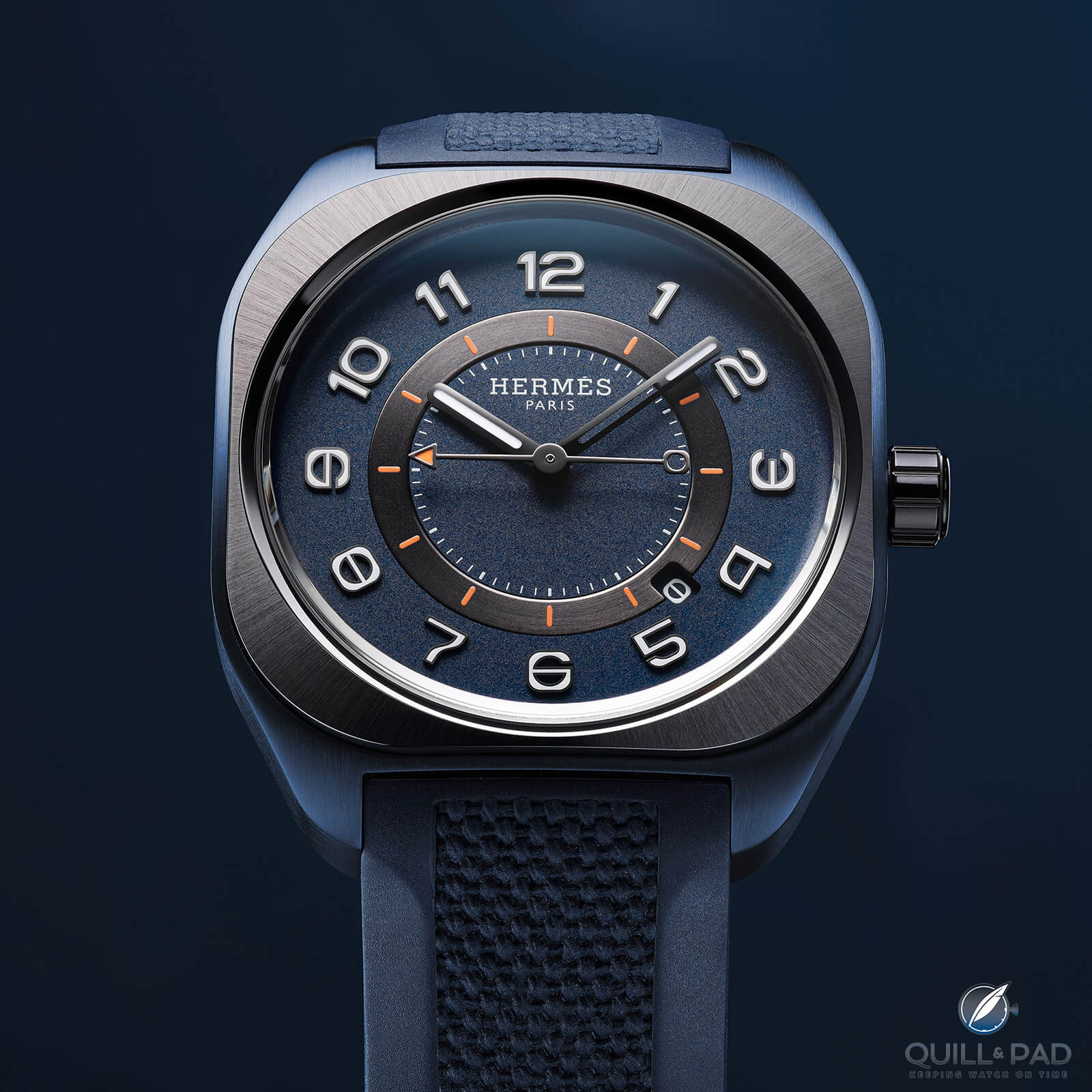 Hermès Goes High-Tech With H08 In Ceramic And Blue PVD-Coated