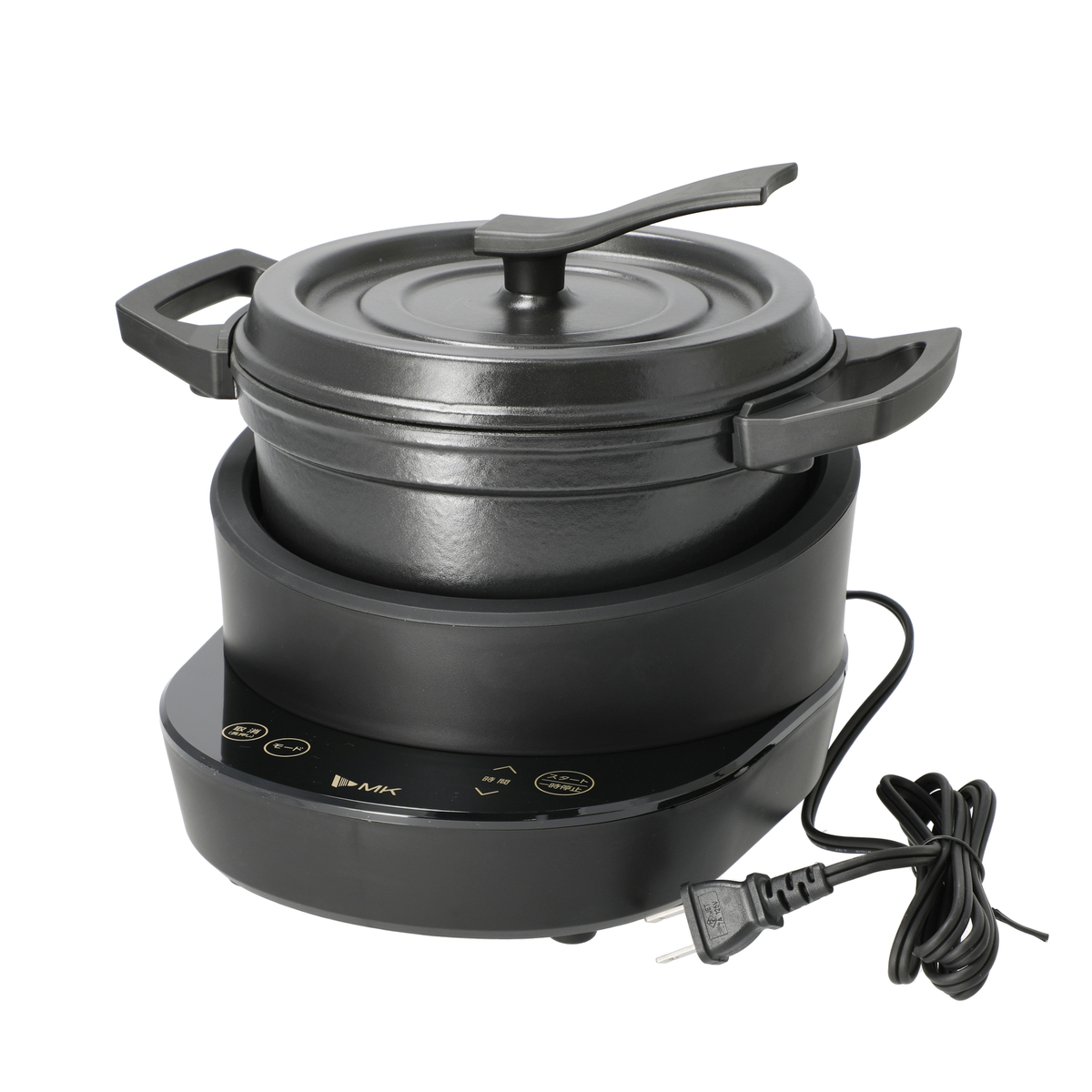 MK精工 水無し電気鍋 コツいらず レシピ付 エムケー精工 - QVC.jp