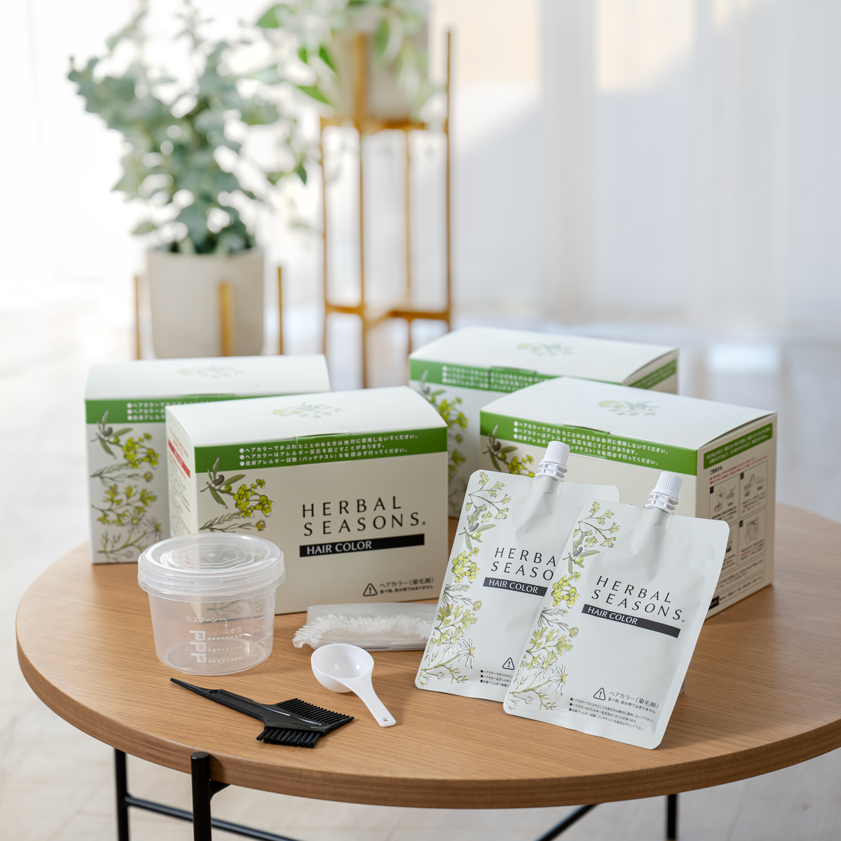 ハーバルシーズンズ 医薬部外品白髪染め4個セット ハーバルシーズンズ
