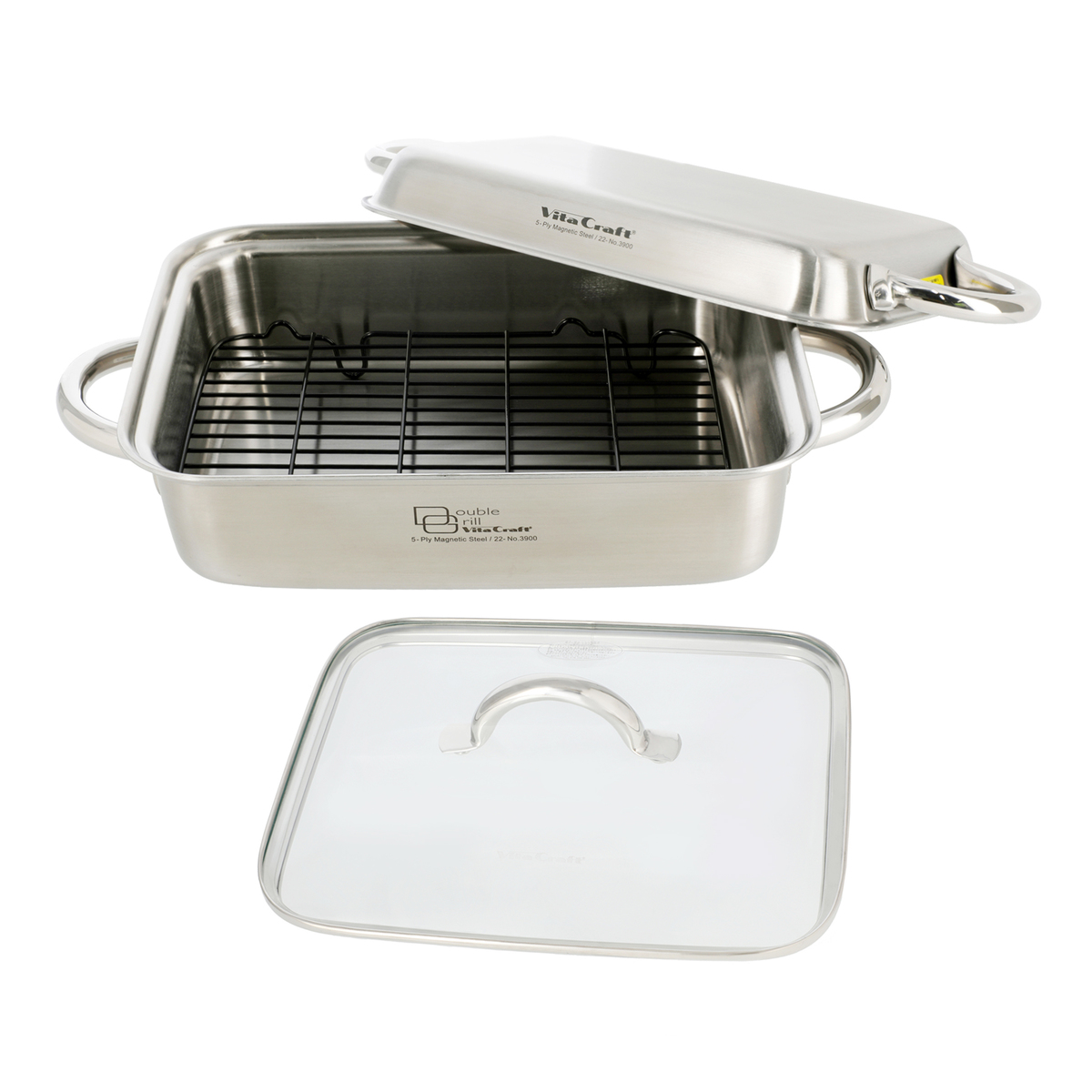 VitaCraft 新品ダブルグリル&専用ガラス蓋 セット ビタクラフト 楽天