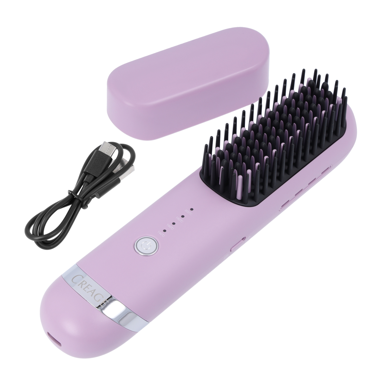 Creage簡単ボリュームアップ!家庭用ヘアアイロンブラシ ヤーマン（YA